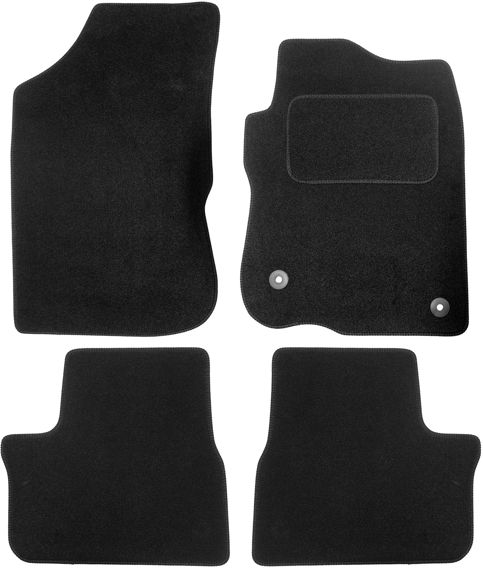 Halfords Peugeot 208 - Luxury Car Mats 2 Clips (Ww0809)