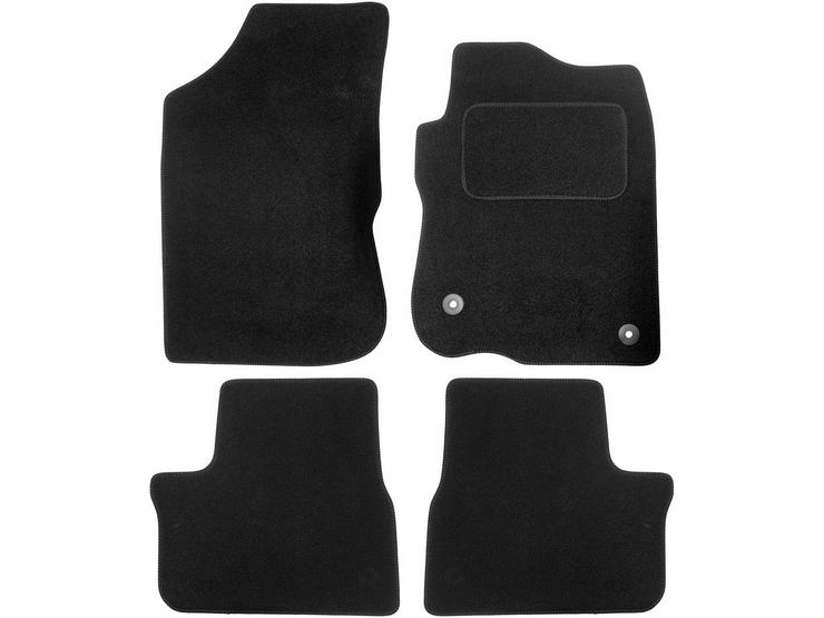 Halfords Peugeot 208 - Luxury Car Mats 2 Clips (WW0809)