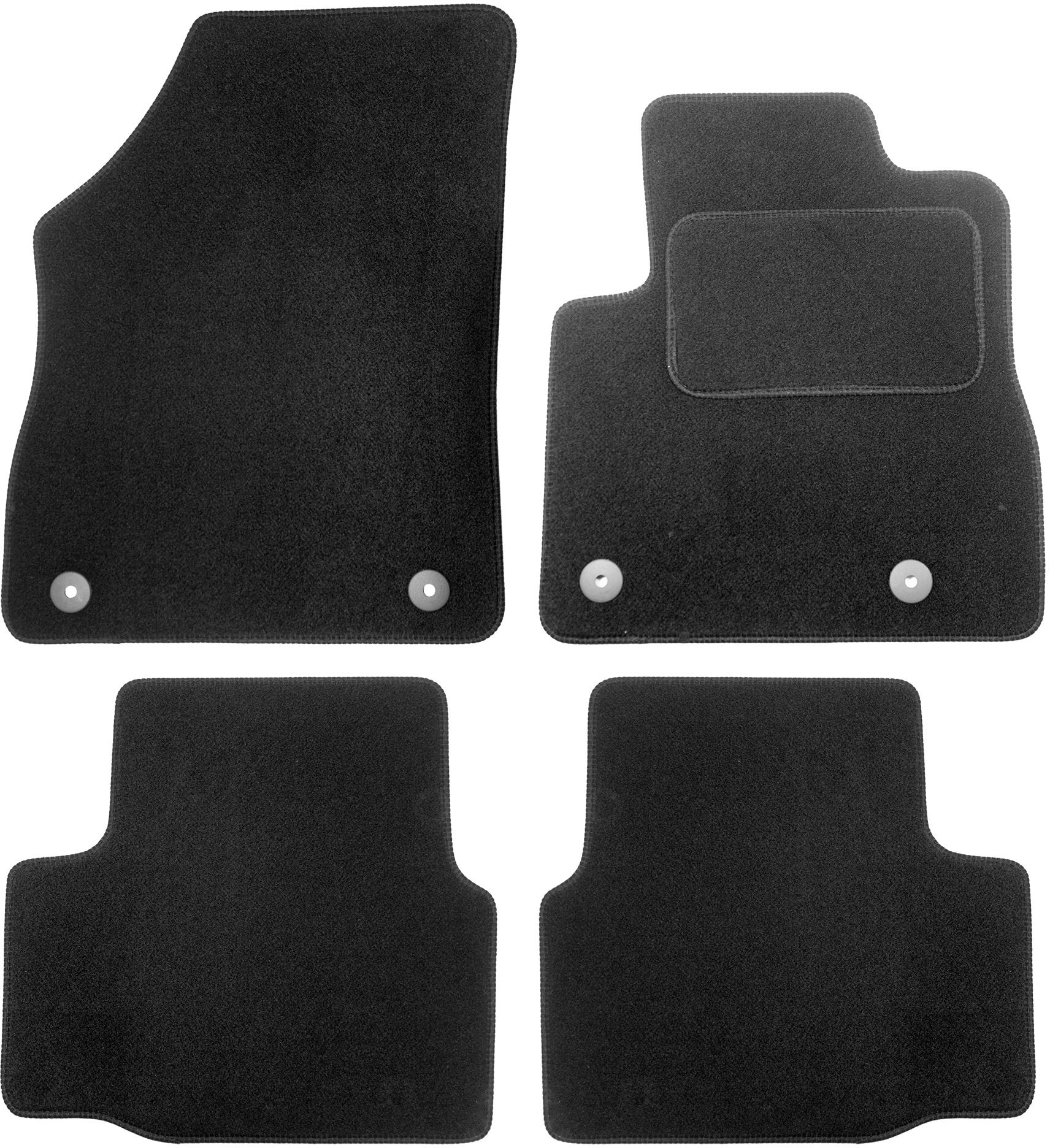 Halfords Vauxhall Astra Mk7 - Luxury Car Mats 4 Clips (Ww4665)