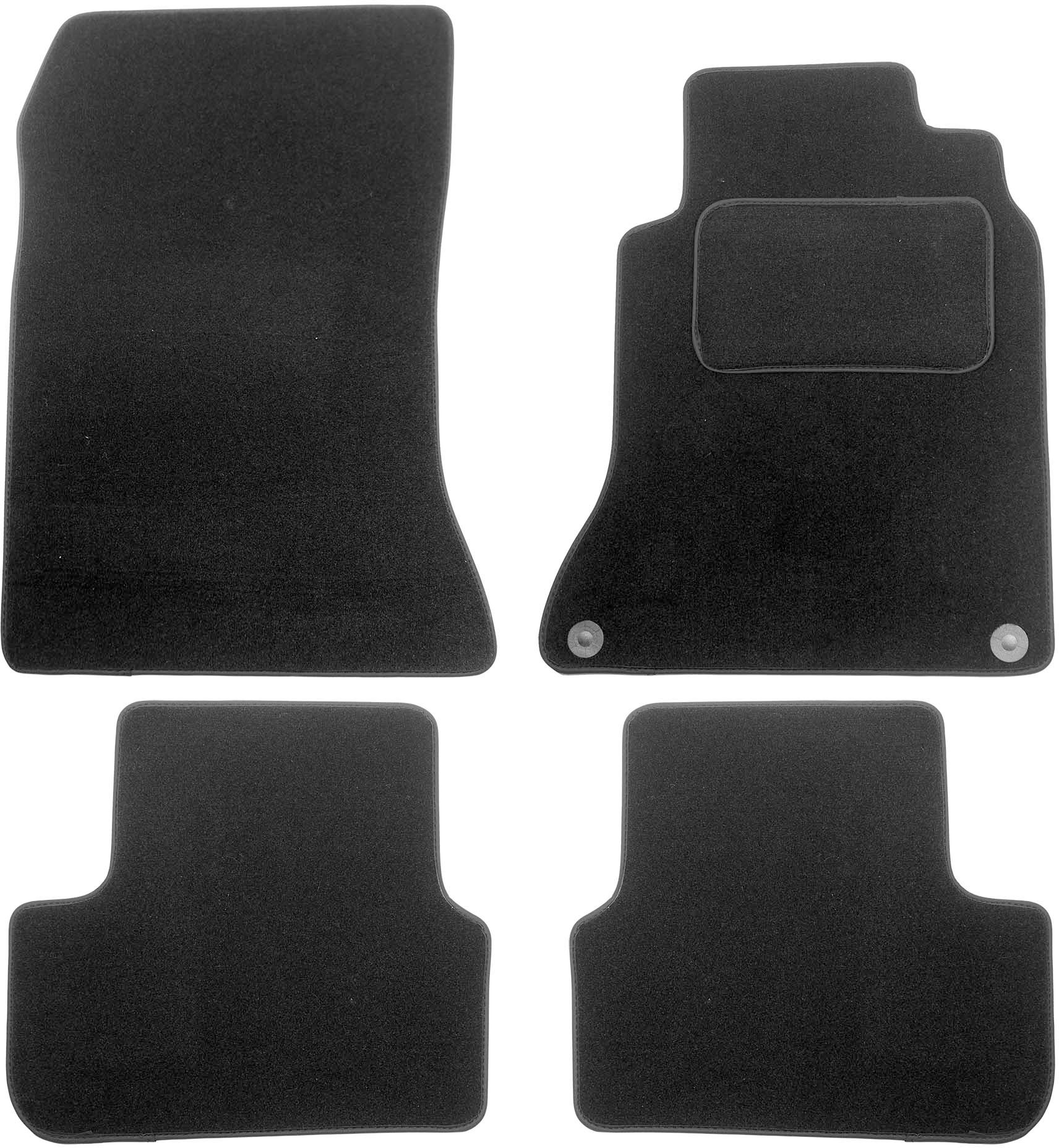 Halfords Mercedes A Class Mk3 - Premium Car Mats 2 Clips (Ww1578)