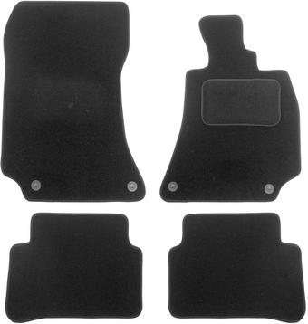Halfords Mercedes E Class MK4 - Premium Car Mats 4 Clips (WW3680)