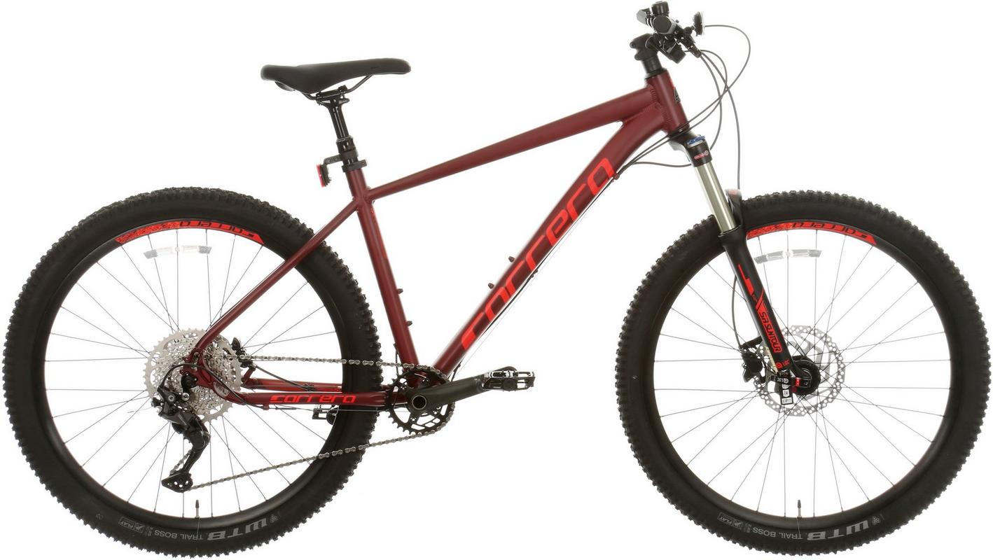 Halfords Carrera Fury Mens Mountain Bike - Red, Small | Extra 8% off for BC Members