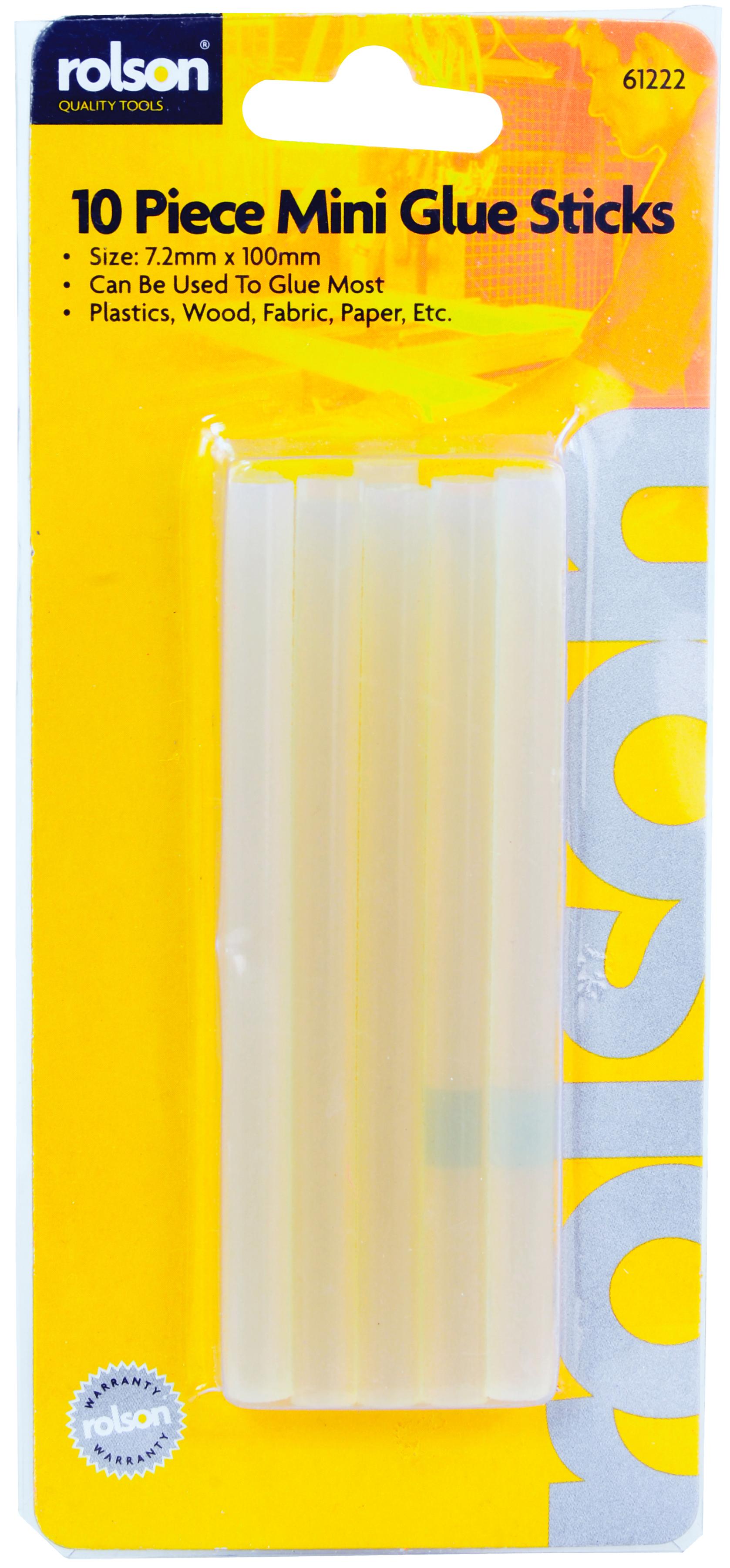 Rolson Mini Glue Sticks x 10
