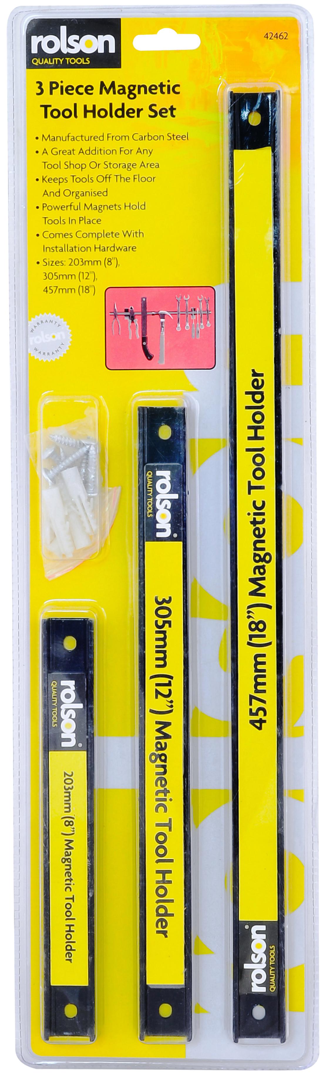 Rolson 3 Piece Magnetic Tool Holder
