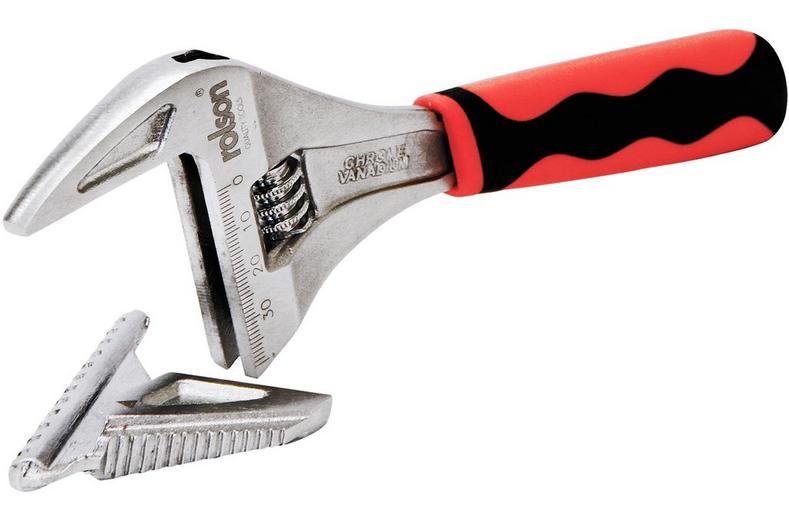 Rolson 200mm 2 in 1 Extra Wide Ad Wrench Rolson 200mm 2 in 1 Extra Wide Ad Wrench