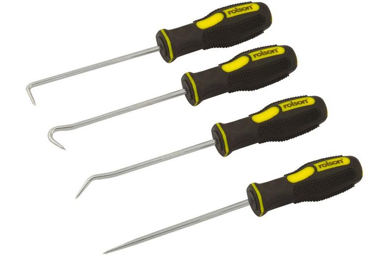 Rolson 4 Piece Pick & Hook Set Rolson 4 Piece Pick & Hook Set