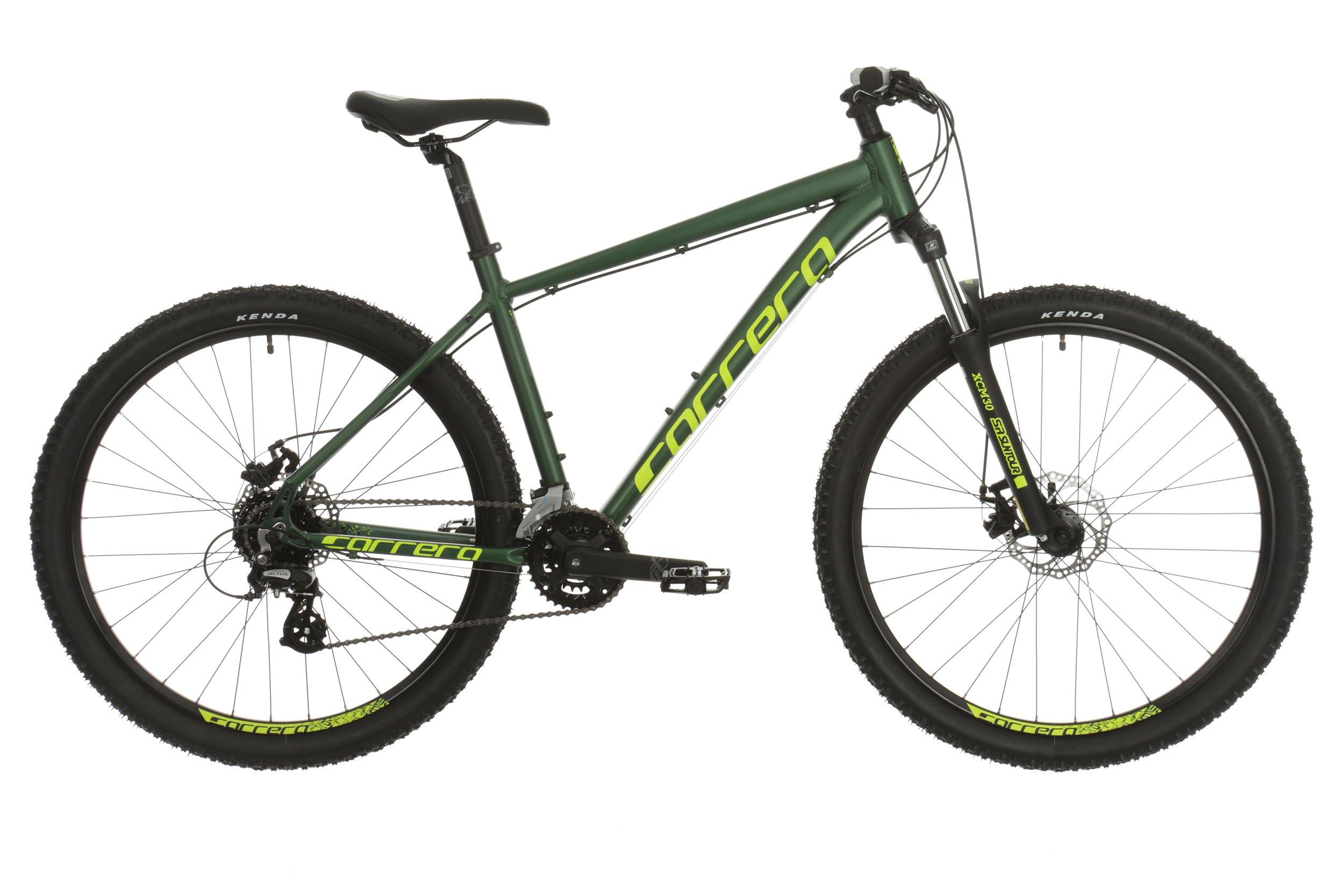 Carrera Vengeance Mens Mountain Bike - Green, Medium