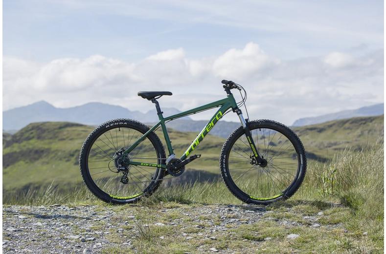 Carrera Vengeance Mens Mountain Bike - Green - XS, S, M, L, XL Frames Carrera Vengeance Mens Mountain Bike - Green - XS, S, M, L, XL Frames
