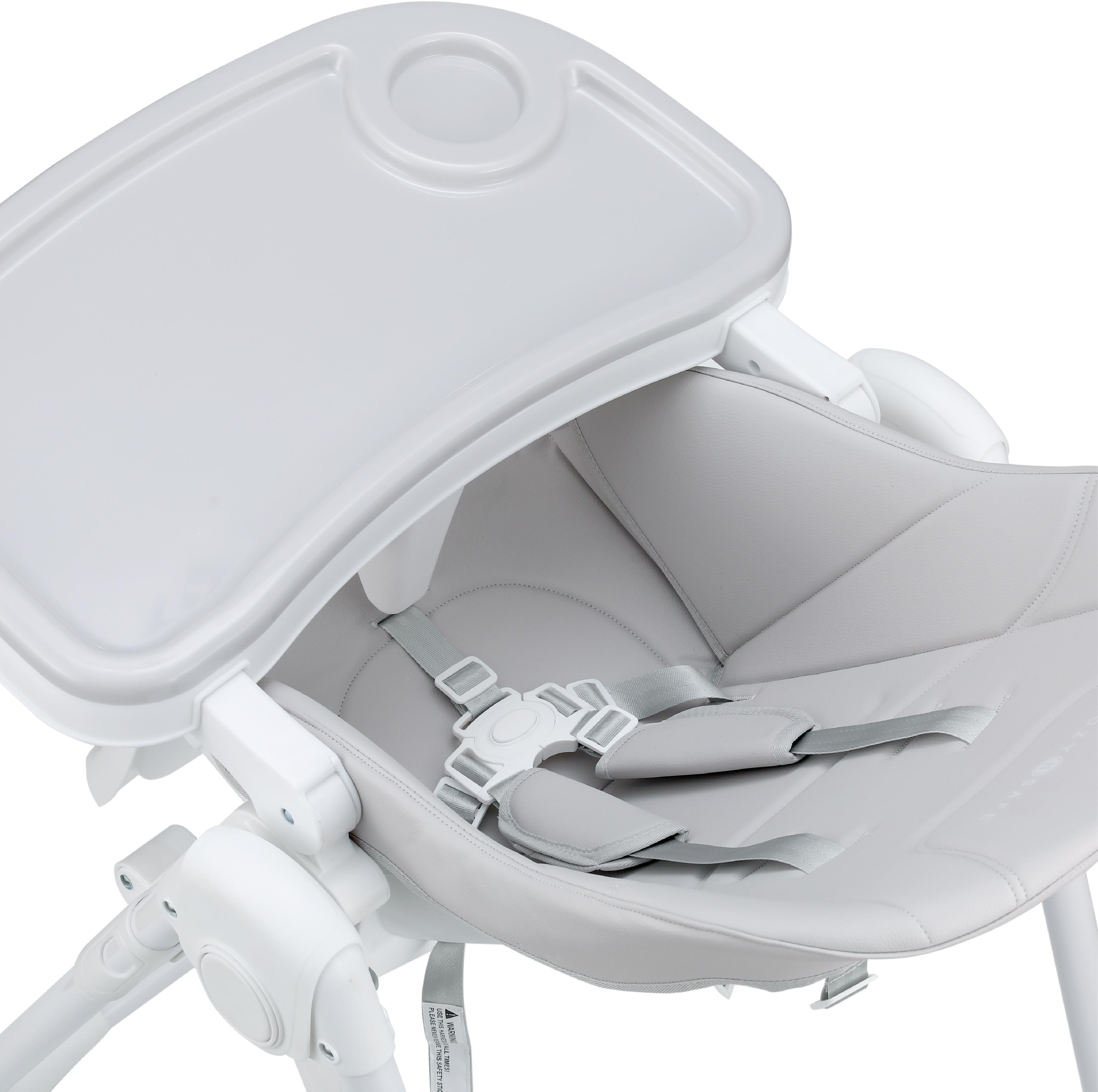 Cozy N Safe Avon Fully Adjustable Highchair -Grey/White