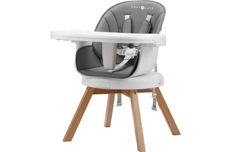 Cozy N Safe Eden 360° High Chair / Chair - Grey/White Cozy N Safe Eden 360° High Chair / Chair - Grey/White