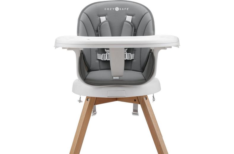 Cozy N Safe Eden 360° High Chair / Chair - Grey/White Cozy N Safe Eden 360° High Chair / Chair - Grey/White