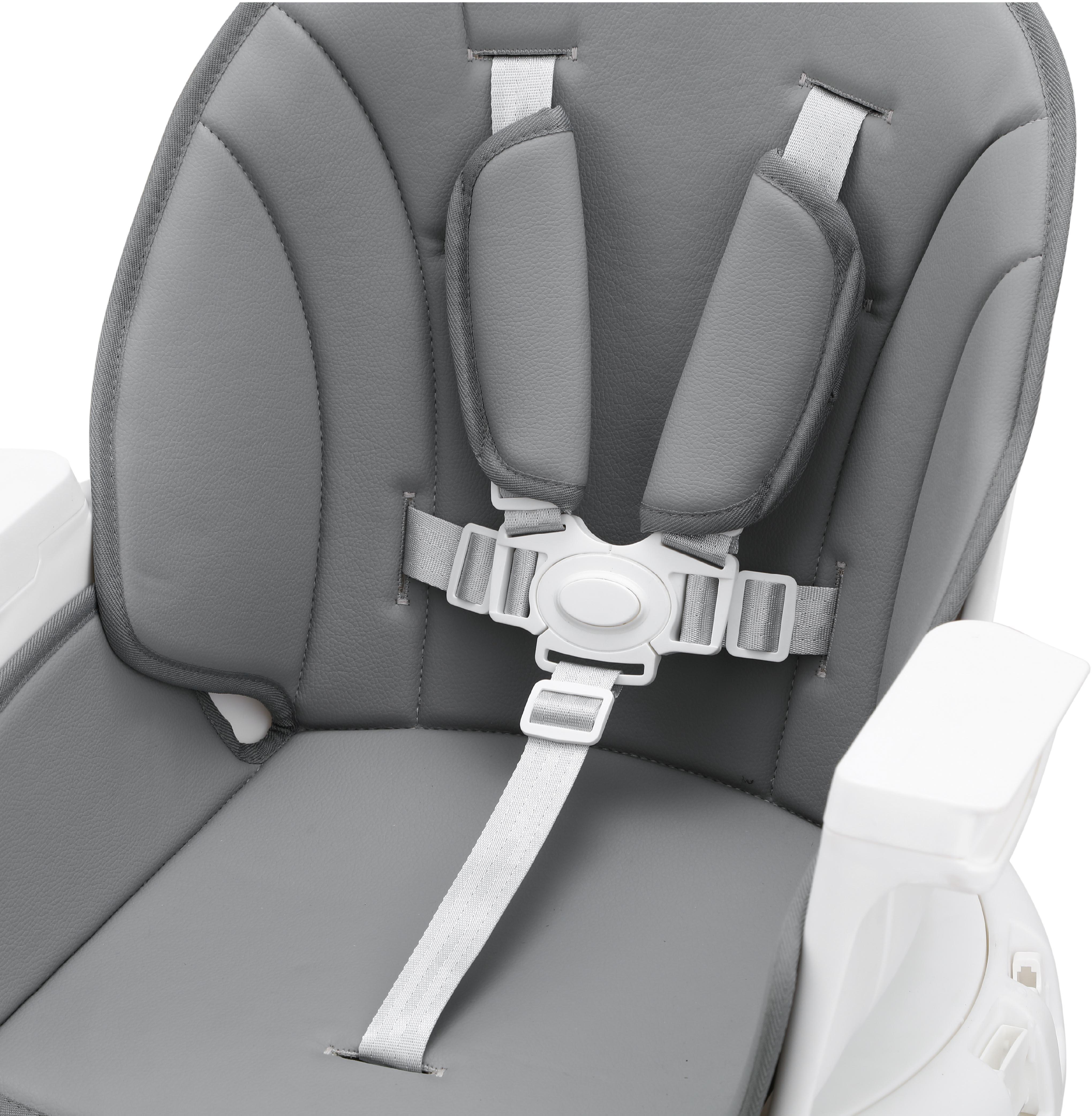 Cozy N Safe Eden 360° High Chair / Chair - Grey/White