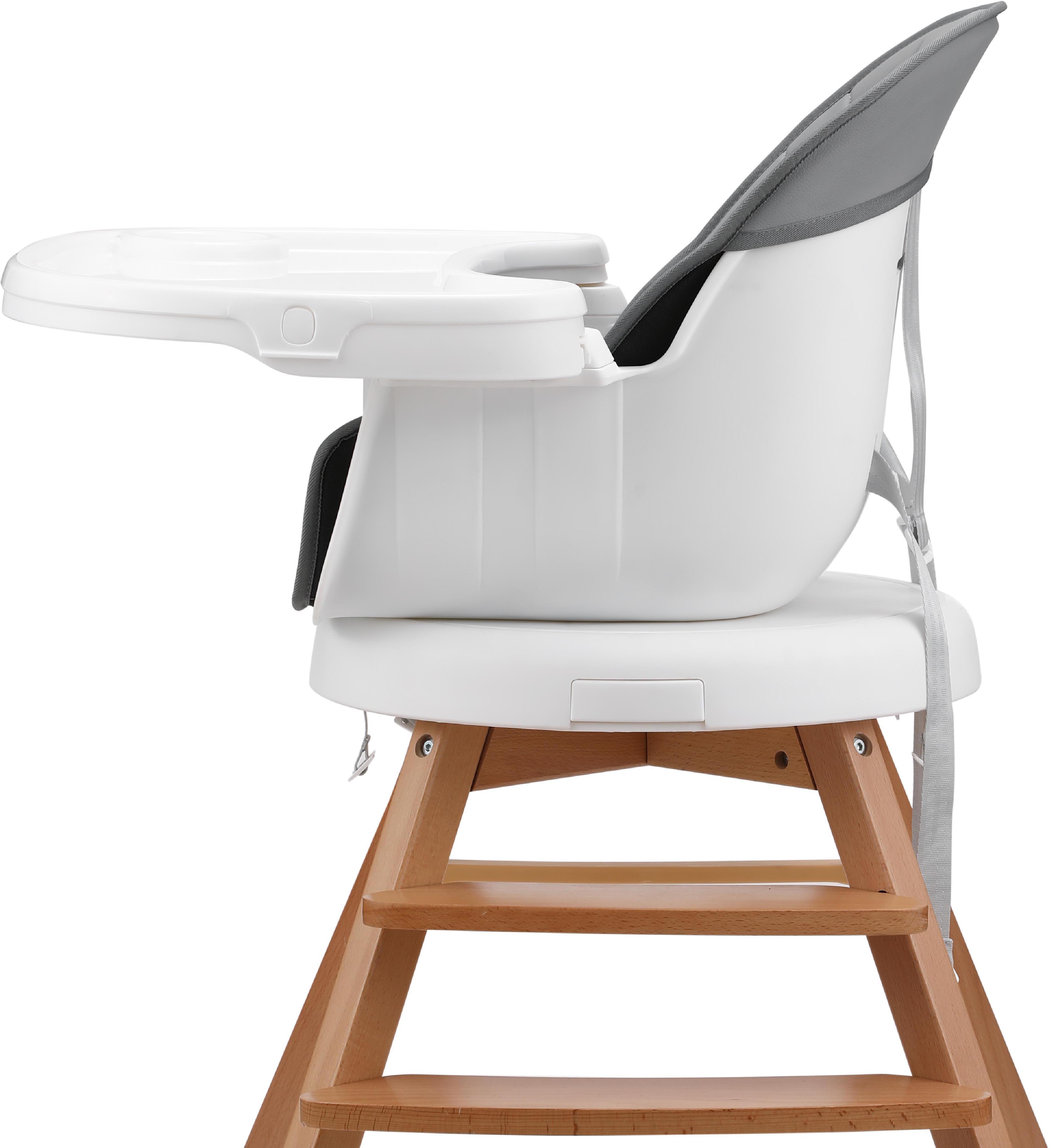Cozy N Safe Eden 360° High Chair / Chair - Grey/White