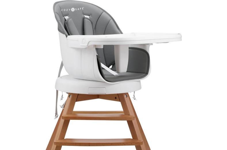 Cozy N Safe Eden 360° High Chair / Chair - Grey/White Cozy N Safe Eden 360° High Chair / Chair - Grey/White