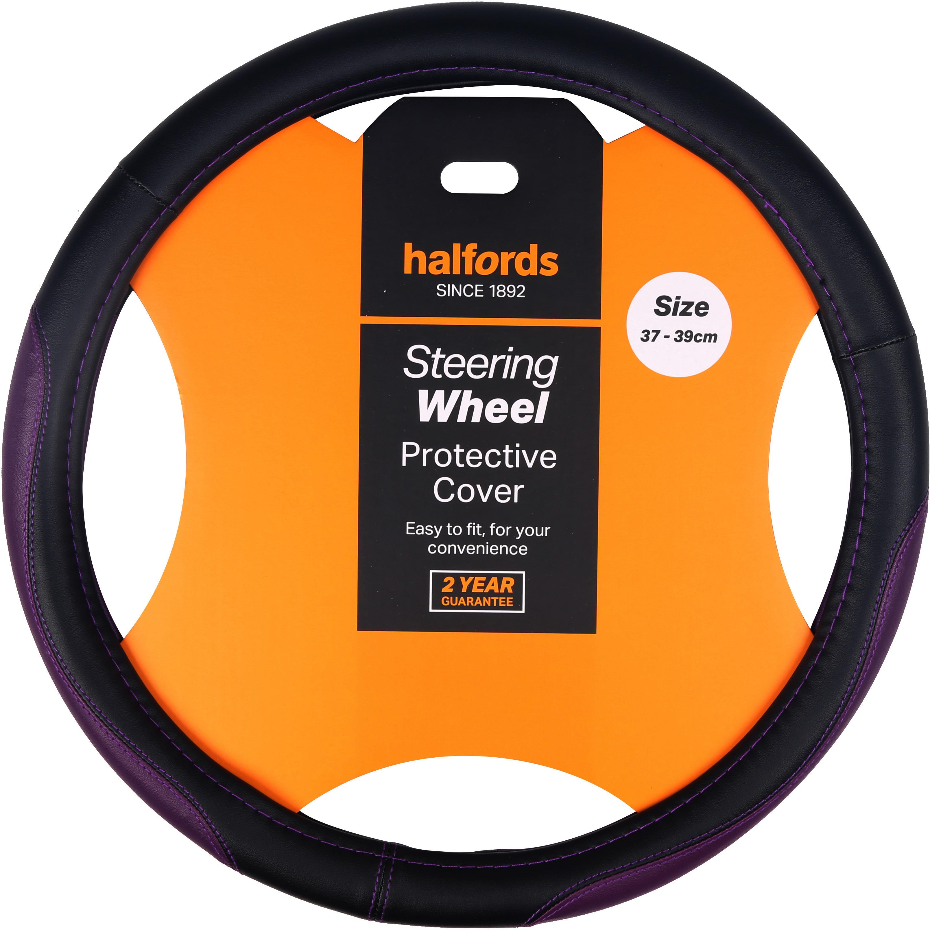 Halfords Purple Steering Wheel Cover