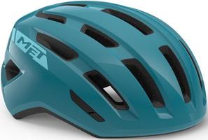 Halfords MET Met Miles Helmet, Teal Gloss, 58-61 | Extra 8% off for BC Members