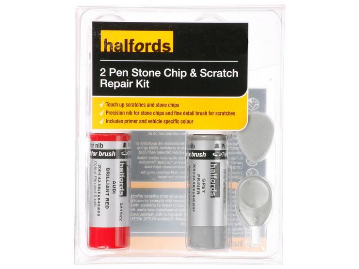 Halfords Audi Brilliant Red Scratch & Chip Repair Kit