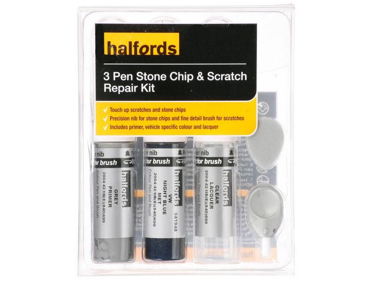 Halfords Volkswagen Night Blue Metallic Scratch & Chip Repair Kit