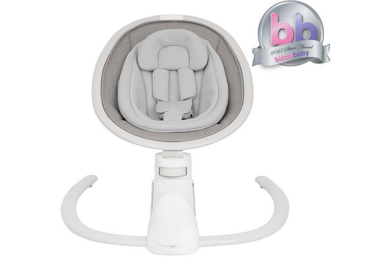 Graco Sway 'n Grow 3-in-1 Bluetooth Soother - Heather Graco Sway 'n Grow 3-in-1 Bluetooth Soother - Heather