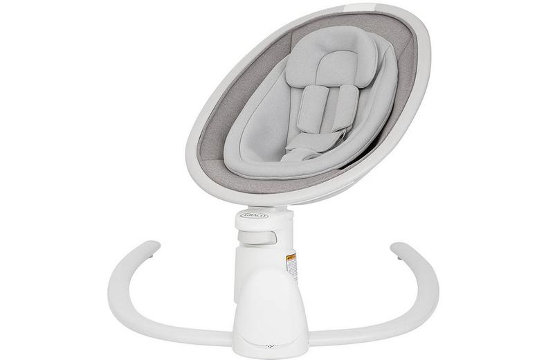 Graco Sway 'n Grow 3-in-1 Bluetooth Soother - Heather Graco Sway 'n Grow 3-in-1 Bluetooth Soother - Heather