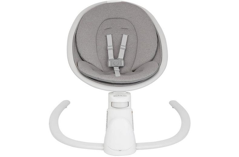 Graco Sway 'n Grow 3-in-1 Bluetooth Soother - Heather Graco Sway 'n Grow 3-in-1 Bluetooth Soother - Heather