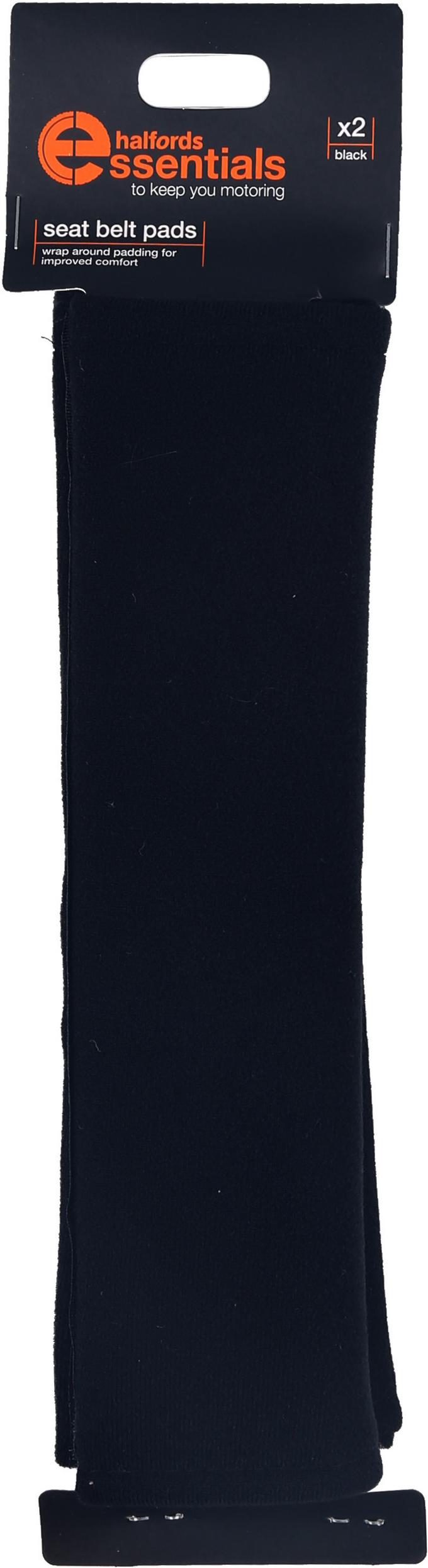 Halfords Black essential seat belt pad