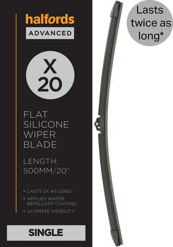 Halfords Advanced Silicone Wiper Blade X20"