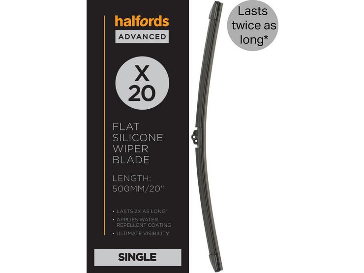 Halfords Advanced Silicone Wiper Blade X20"