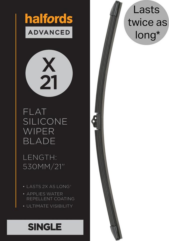 Halfords Advanced Silicone Wiper Blade X21