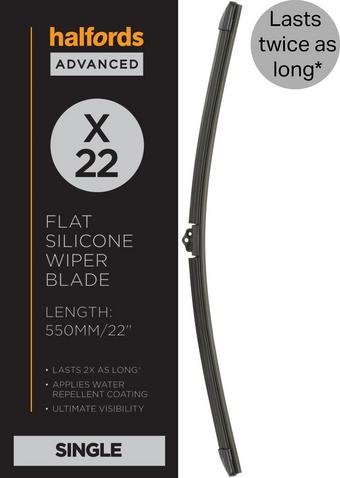 Halfords Advanced Silicone Wiper Blade X22"