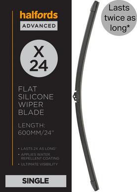 Halfords Advanced Silicone Wiper Blade X24
