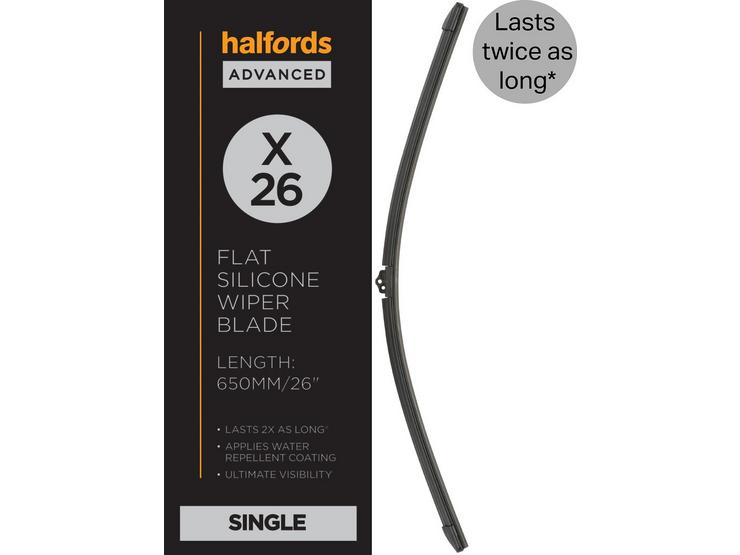 Halfords Advanced Silicone Wiper Blade X26"
