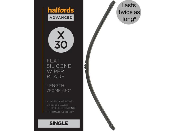 Halfords Advanced Silicone Wiper Blade X30"