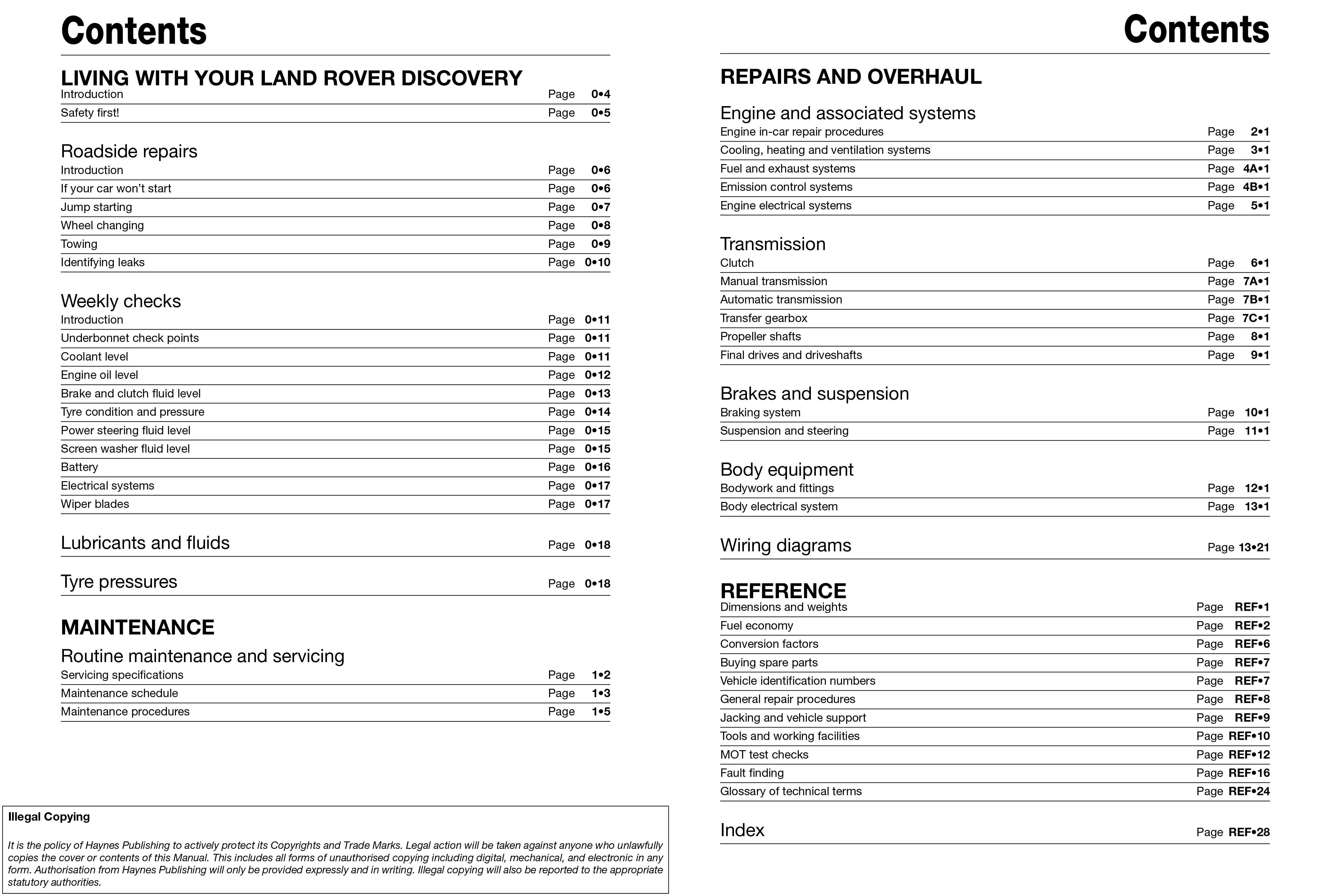 Haynes Land Rover Discovery Diesel (Aug 04- 09 Apr) Manual