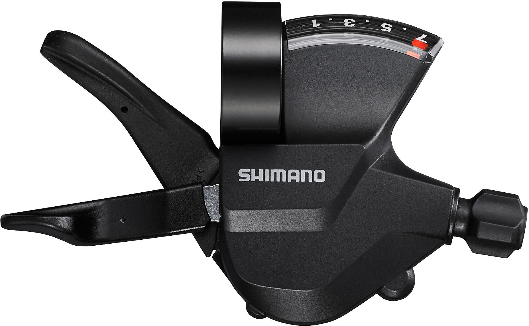 Halfords Shimano SL-M315-7R shift lever, band on, 7-speed, right hand | Pricematch, Extra 8% off for BC Members, Free Bike Health Check, Cycle2Work Scheme & 0% APR Finance.