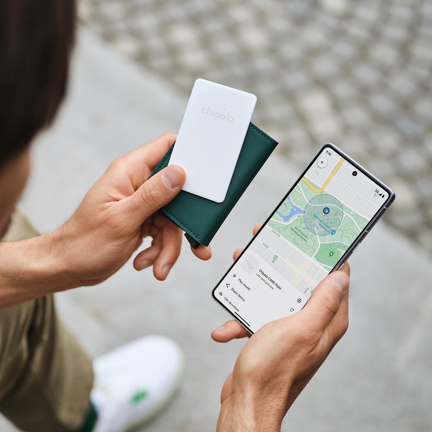 Chipolo CARD Point with 'Google’s Find My Device'