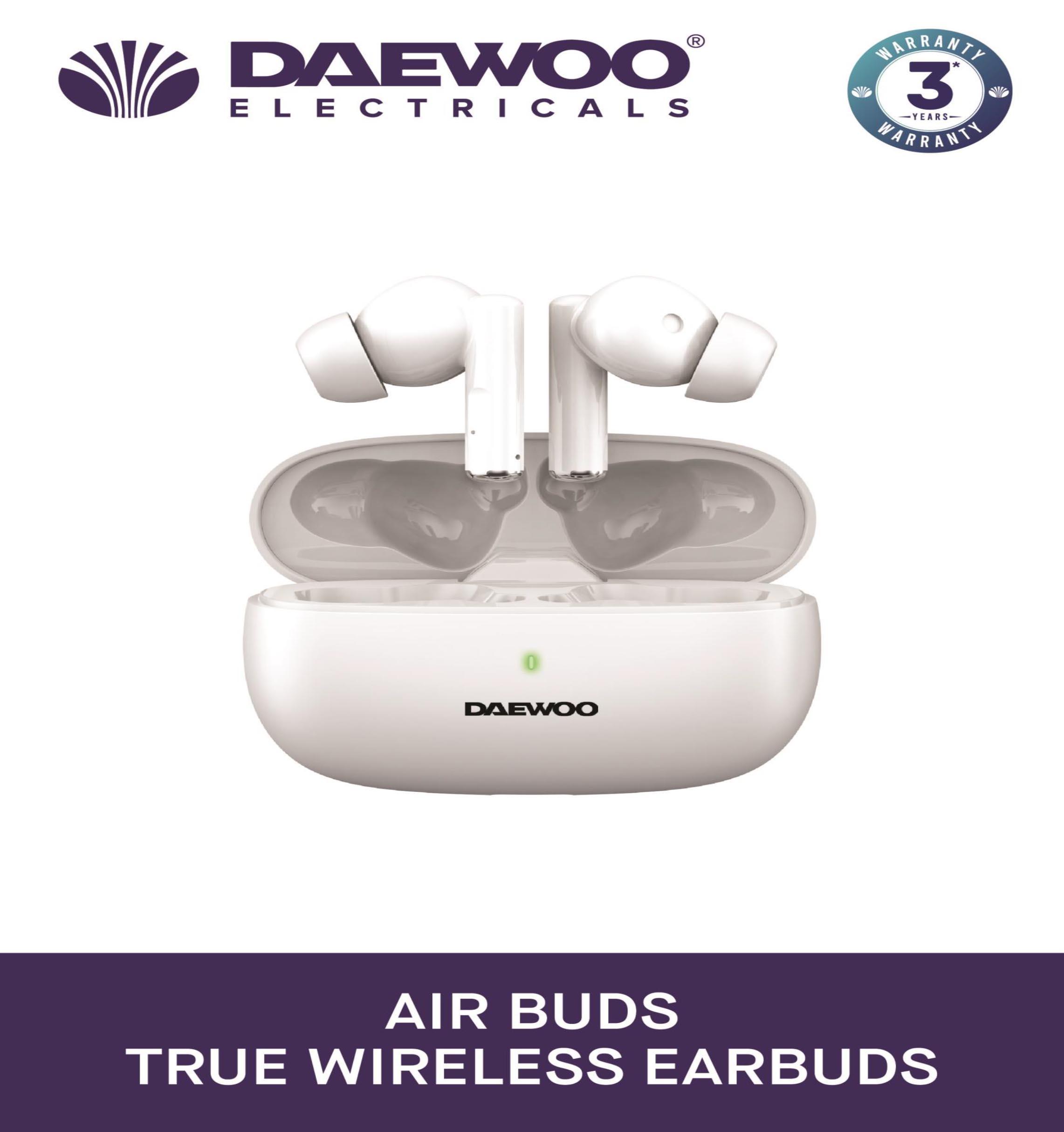 DAEWOO Wireless Earbuds White