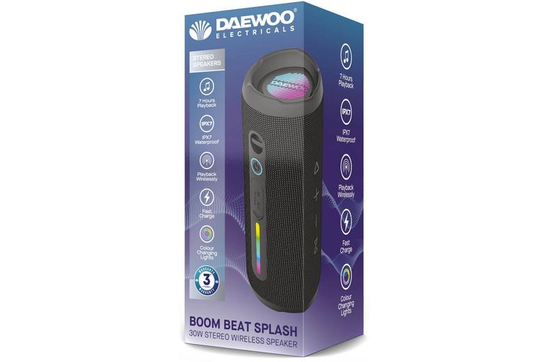 DAEWOO Wireless Speaker Black DAEWOO Wireless Speaker Black