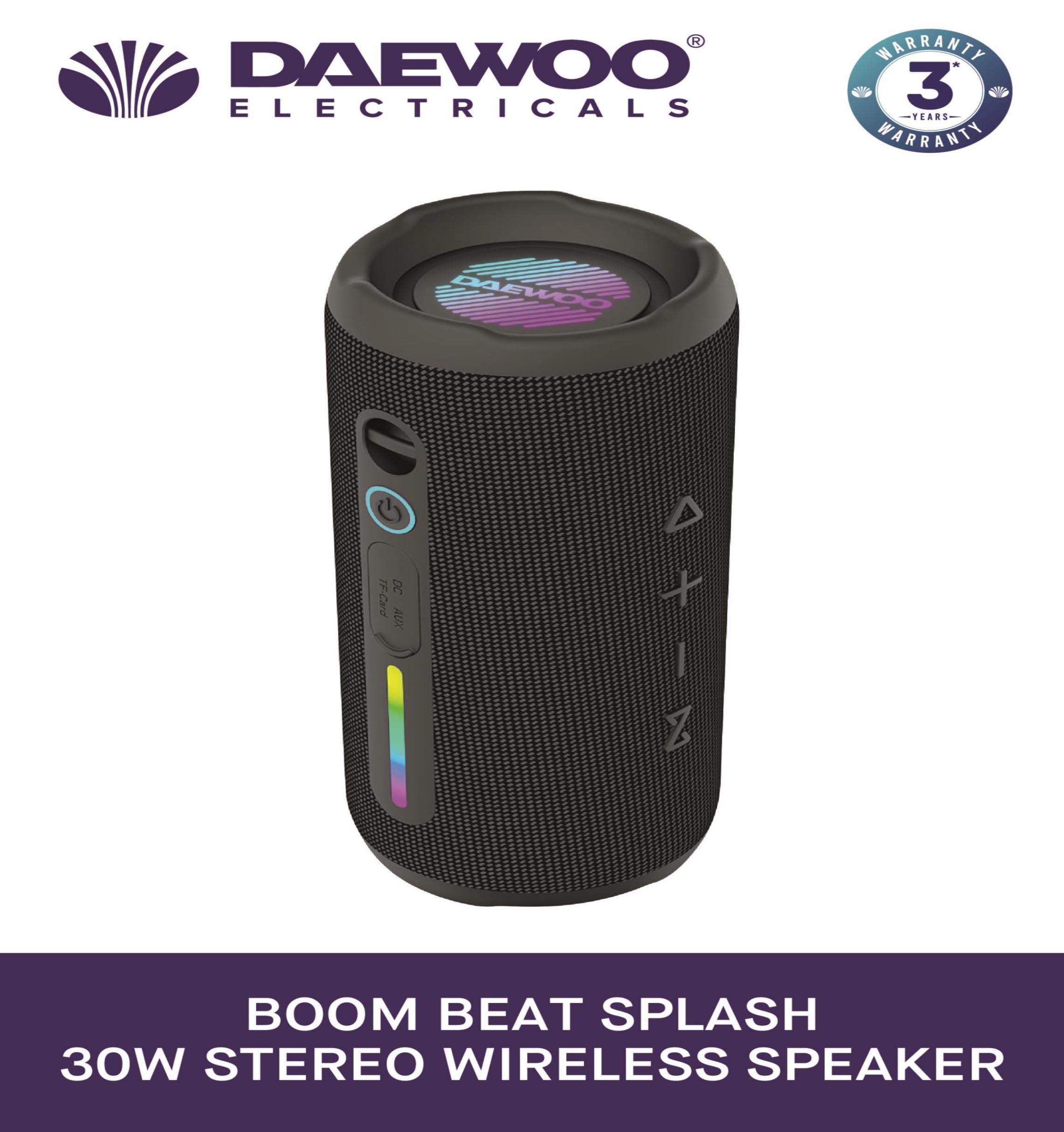 DAEWOO Wireless Speaker Black