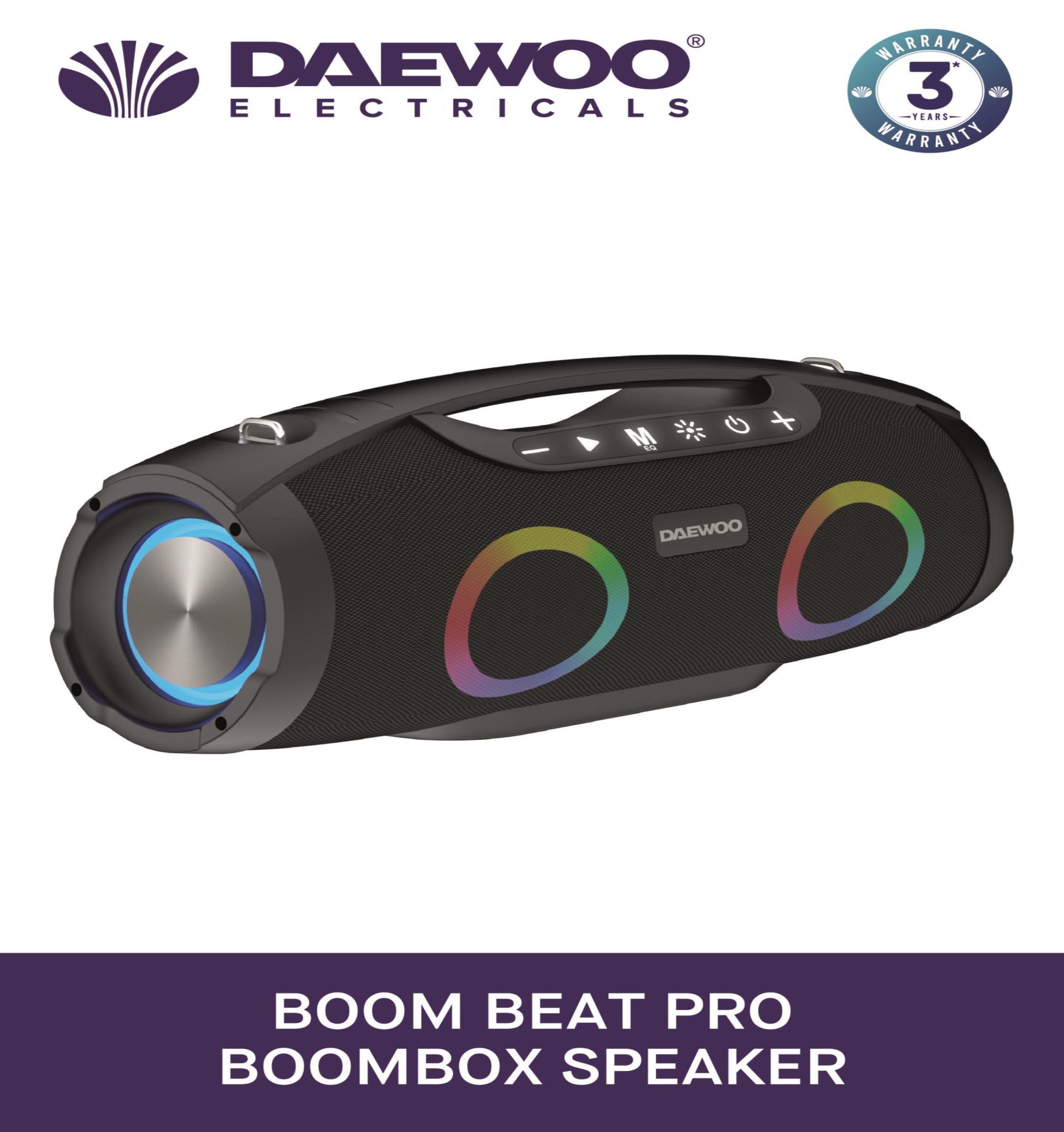 DAEWOO Boombox Speaker