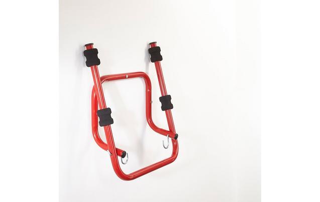 Mottez Folding 2 Cycle Wall Rack