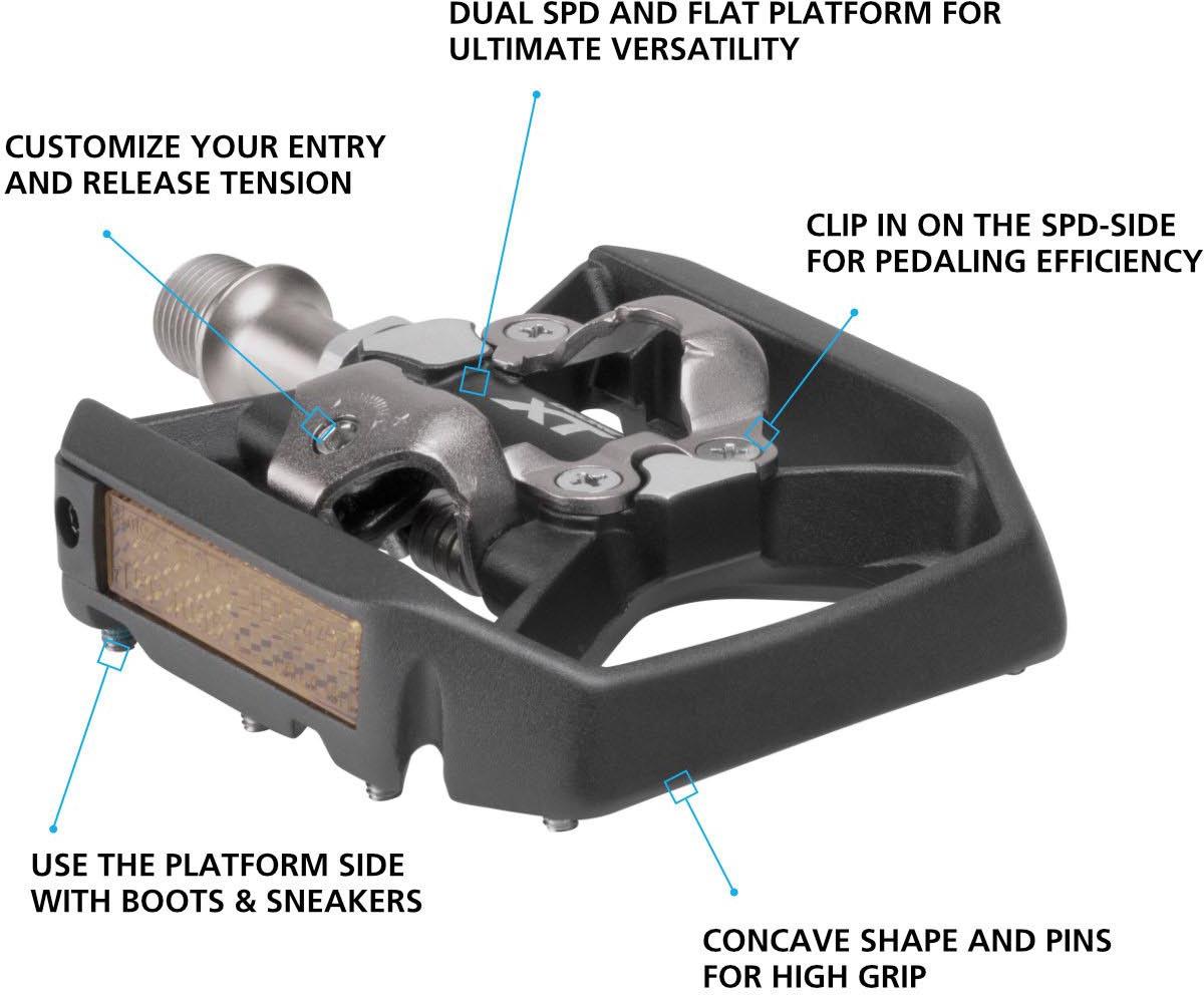 Shimano XT PD-T8000 MTB SPD Trekking Pedals