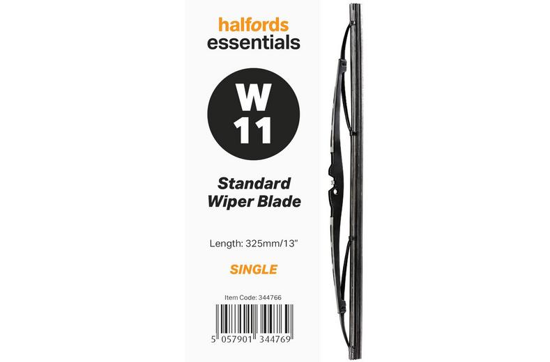 Halfords Essentials Single Wiper Blade W11 - 13" Halfords Essentials Single Wiper Blade W11 - 13"