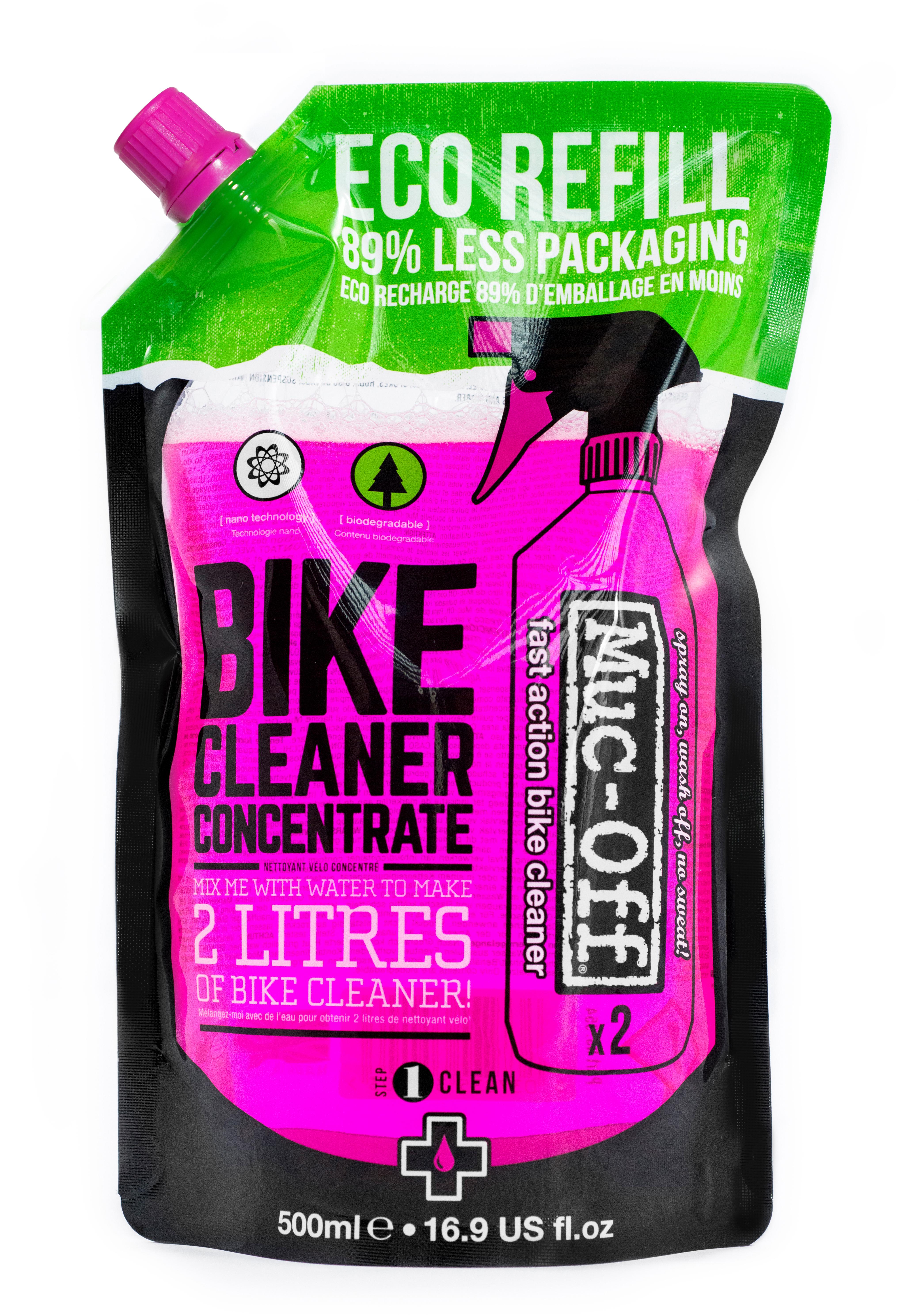MucOff Nano Gel Bike Cleaner Concentrate, 500ml Halfords UK