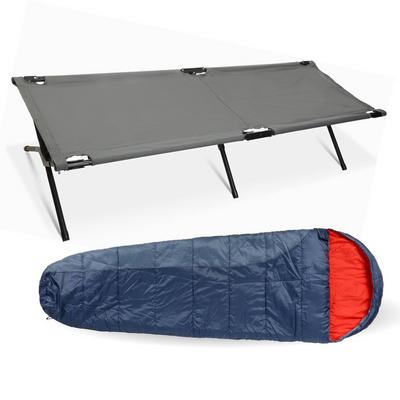 Halfords Campbed & Sleeping Bag Bundle