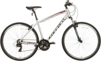 Carrera Crossfire 1 Mens Hybrid Bike - Silver - S, M, L Frames Carrera Crossfire 1 Mens Hybrid Bike - Silver - S, M, L Frames