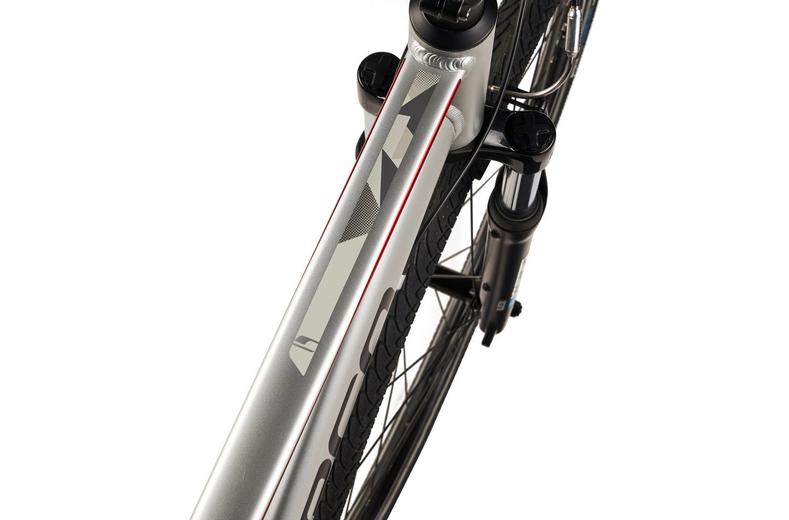 Carrera Crossfire 1 Mens Hybrid Bike - Silver - S, M, L Frames Carrera Crossfire 1 Mens Hybrid Bike - Silver - S, M, L Frames