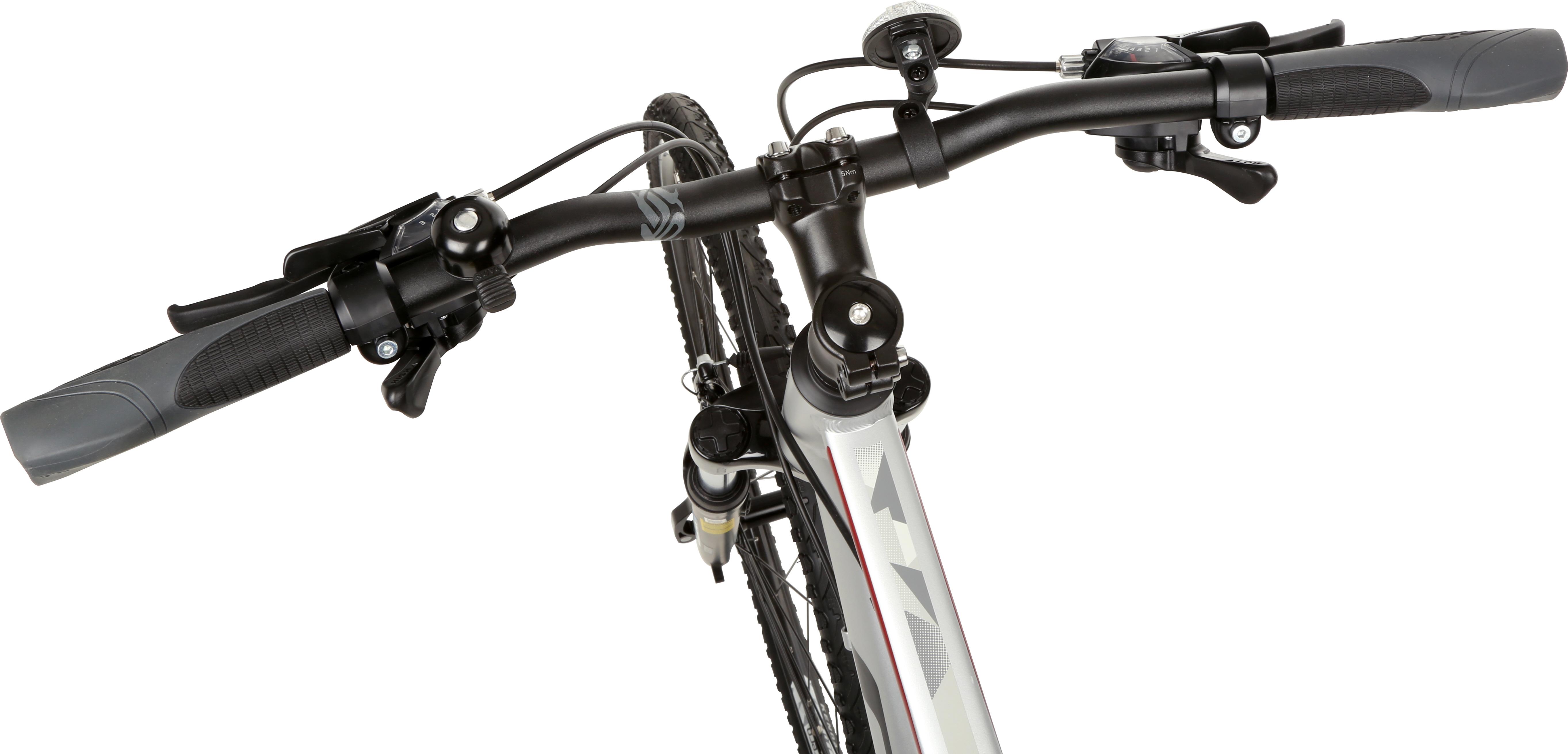 Carrera Crossfire 1 Mens Hybrid Bike - Silver - S, M, L Frames