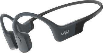 SHOKZ OpenRun open-ear headphones, USB C, Black