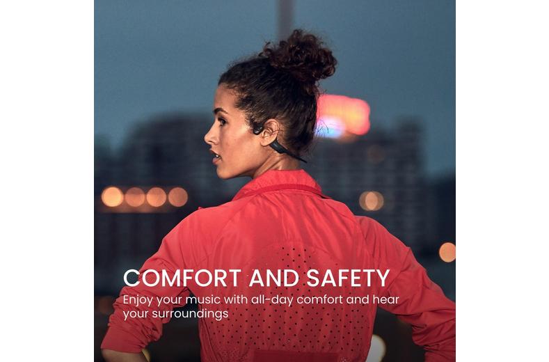 SHOKZ OpenRun open-ear sports headphones with USB-Type C connector SHOKZ OpenRun open-ear sports headphones with USB-Type C connector